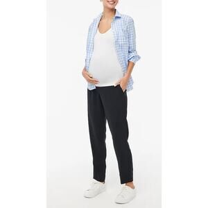 J. Crew Maternity Black Cropped Ankle Pants